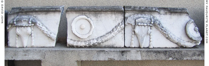Section of the marble architrave from the temple of Demeter, Pergamon at My Favourite Planet