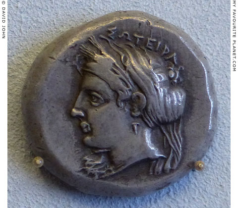 A tetradrachm of Kyzikos with the head of Demeter at My Favourite Planet
