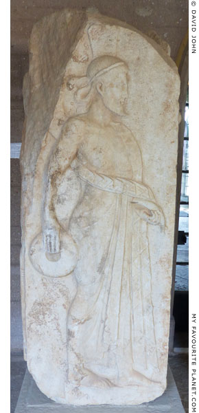An Archaistic relief of Zeus Chthonios from Corinth at My Favourite Planet