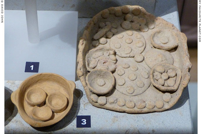 Terracotta votive offerings from the Sanctuary of Demeter and Kore, Corinth at My Favourite Planet