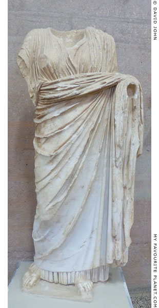 Over-lifesize marble statue of Demeter from Corinth at My Favourite Planet