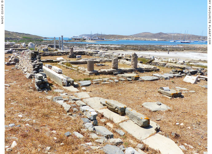 The so-called Thesmophorion or Temple of Demeter in Delos, Greece at My Favourite Planet