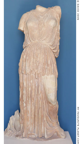 Marble statue of Demeter from the sanctuary at Eleusis at My Favourite Planet