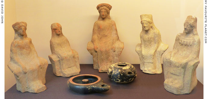 Terracotta figurines dedicated to Demeter and Persephone from Gela, Sicily at My Favourite Planet