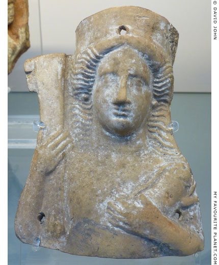 Terracotta bust of Demeter or Persephone from Taranto at My Favourite Planet