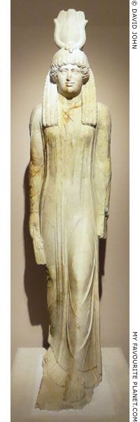 Marble statue of Isis-Demeter from Brexiza, Marathon at My Favourite Planet