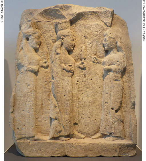 A metope relief of three goddesses from Temple Y, Selinunte at My Favourite Planet