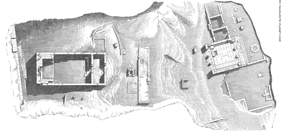 Plan of the Sanctuary of Malophoros, Selinous, Sicily at My Favourite Planet