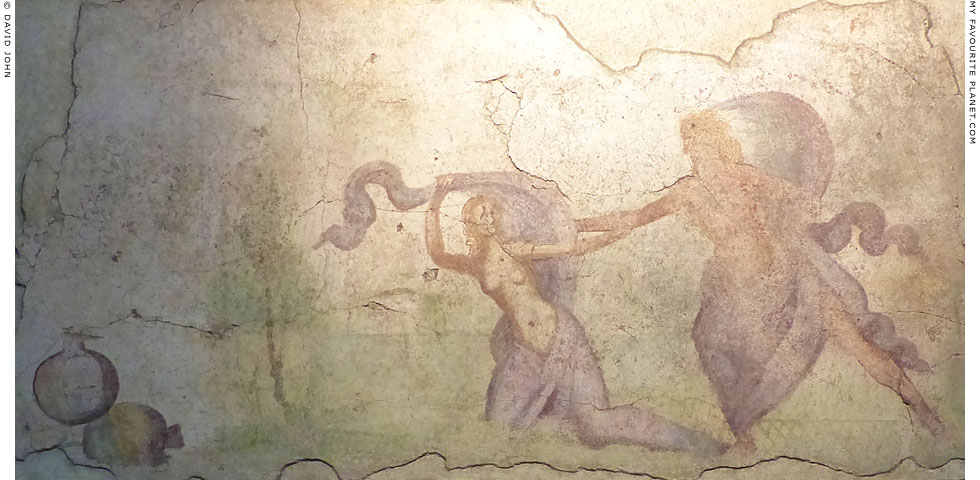 A Roman fresco depicting the abduction of Proserpina at My Favourite Planet