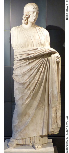 Colossal marble statue of Demeter, Capitoline Museums, Rome at My Favourite Planet