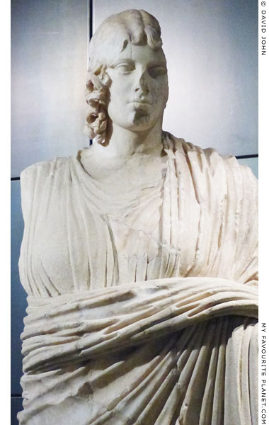 Detail of the statue of Demeter, Capitoline Museums, Rome at My Favourite Planet