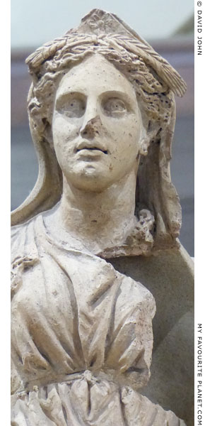 Detail of the statue of Demeter from Ariccia at My Favourite Planet