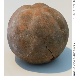A terracotta apple from the Sanctuary of Malophoros, Selinous at My Favourite Planet