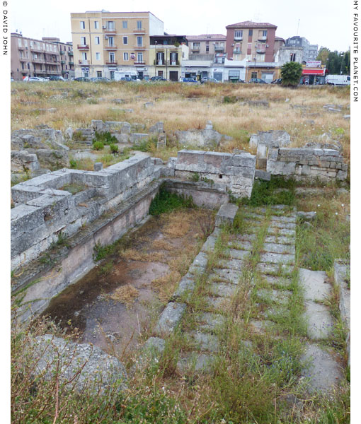 Fountain basin in the sanctuary of Demeter, Syracuse at My Favourite Planet