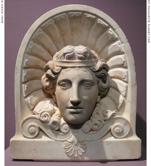 Marble head of youthful Dionysus, Pergamon Museum, Berlin at My Favourite Planet