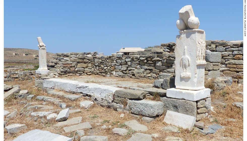 The temple of Dionysus, Delos, Greece at My Favourite Planet