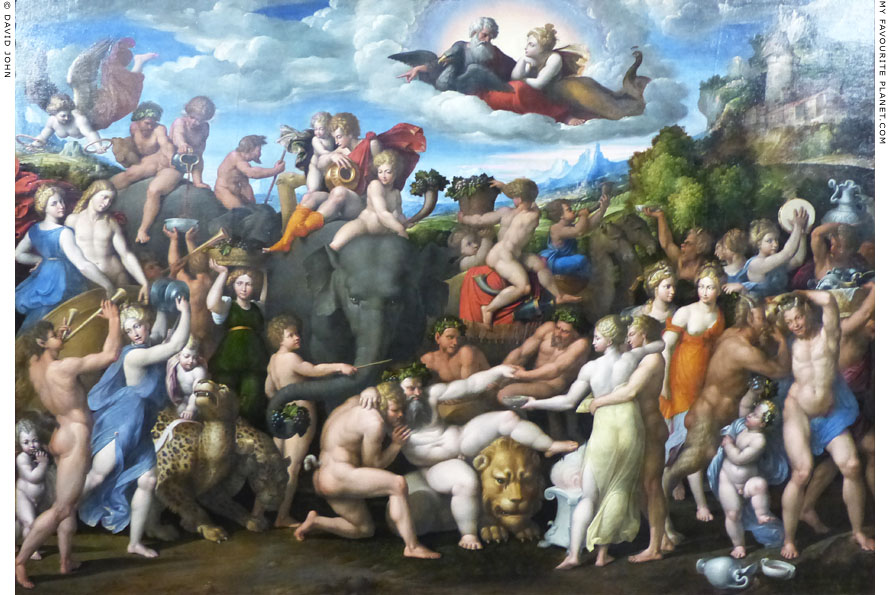 The Triumph of Bacchus, oil painting by Garofalo at My Favourite Planet