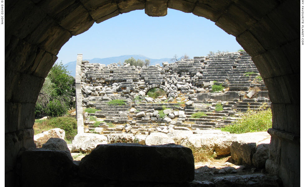 The theatre in the Sanctuary of Leto, Letoon, Lycia at My Favourite Planet