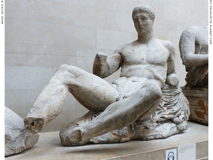 A statue of Dionysus from the east pediment of the Parthenon at My Favourite Planet