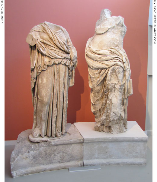Statues of Dionysus and a muse from Thasos at My Favourite Planet