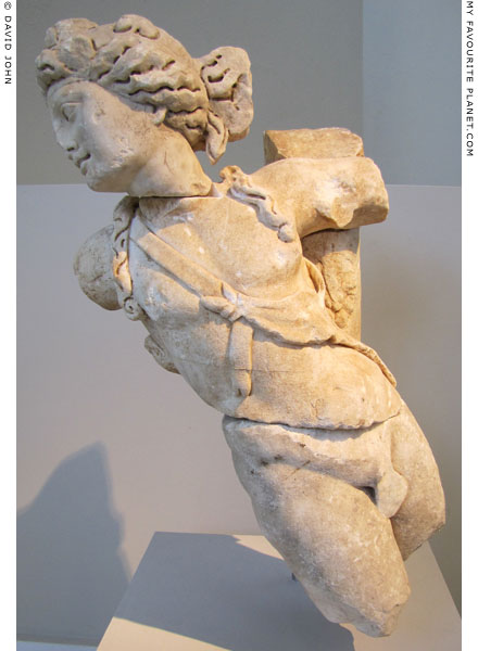 Trapezophoron depicting Dionysus from Thasos at My Favourite Planet