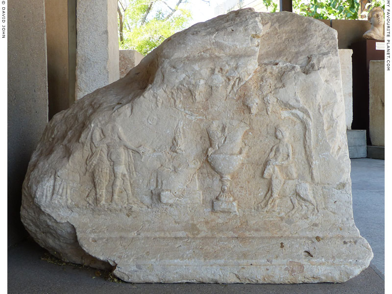 A relief of Dionysus and Ariadne from Thespiai, Boeotia, Greece at My Favourite Planet