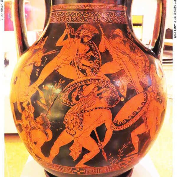 The Dioskouroi and Ares fighting in the Gigantomachy at My Favourite Planet The Dioskouroi and Ares fighting in the Gigantomachy at My Favourite Planet