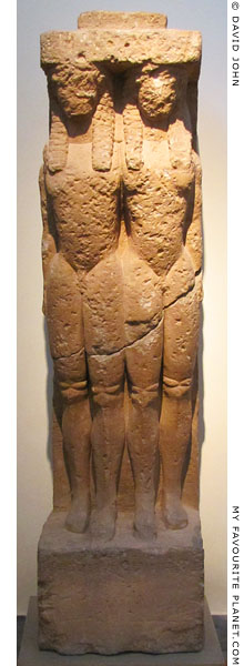 The grave stele of Dermys and Kytilos from Tanagra at My Favourite Planet The grave stele of Dermys and Kytilos from Tanagra at My Favourite Planet