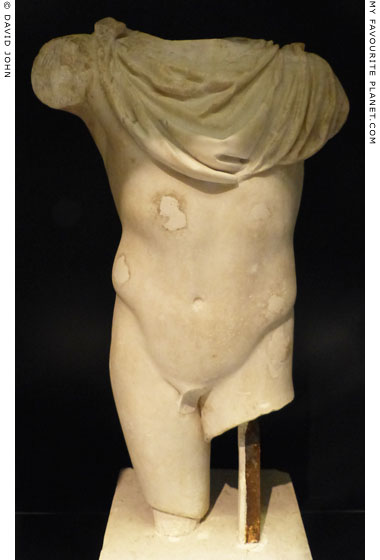 Torso of a marble statuette of a youth in Dresden at My Favourite Planet Torso of a marble statuette of a youth in Dresden at My Favourite Planet