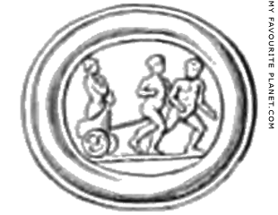 Kleobis and Biton on a coin of Argos at My Favourite Planet Kleobis and Biton on a coin of Argos at My Favourite Planet