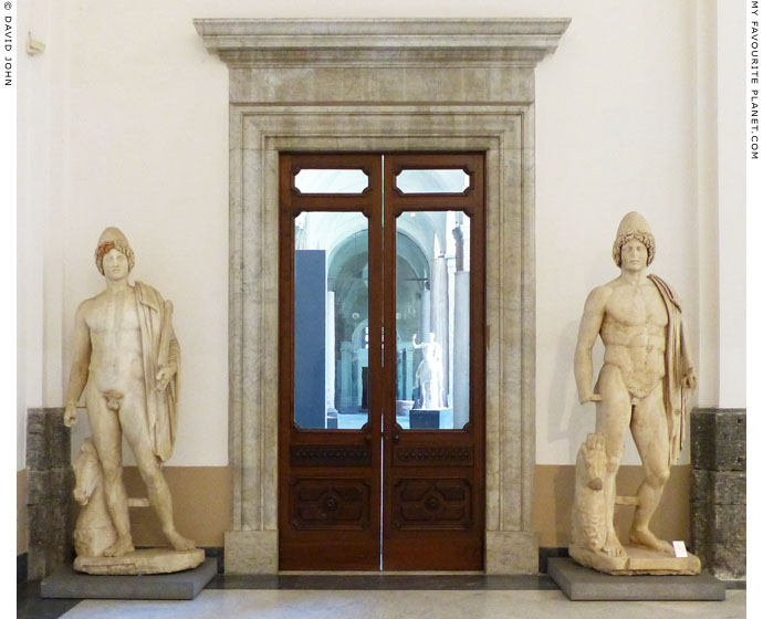 Colossal statues of Castor and Pollux in Naples at My Favourite Planet