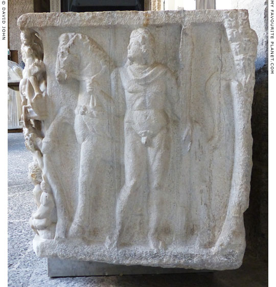 A relief of Castor on a sarcophagus at My Favourite Planet A relief of Castor on a sarcophagus at My Favourite Planet