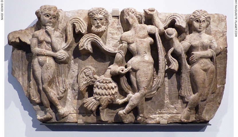Relief of Leda and the Swan in Oxford at My Favourite Planet Relief of Leda and the Swan in Oxford at My Favourite Planet