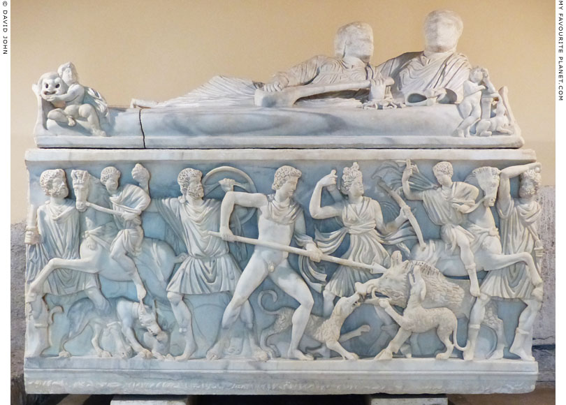 Relief of the Dioscuri at the hunt of the Kalydonian Boar at My Favourite Planet Relief of the Dioscuri at the hunt of the Kalydonian Boar at My Favourite Planet