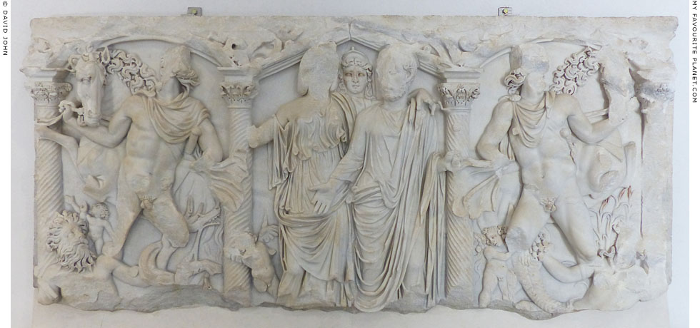 Sarcophagus relief with the Dioscuri, Palazzo Massimo alle Terme at My Favourite Planet