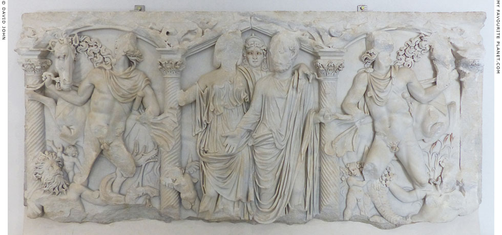 Sarcophagus relief with the Dioscuri, Palazzo Massimo alle Terme at My Favourite Planet Sarcophagus relief with the Dioscuri, Palazzo Massimo alle Terme at My Favourite Planet