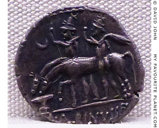 Roman coin showing Castor and Pollux with their horses at My Favourite Planet Roman coin showing Castor and Pollux with their horses at My Favourite Planet