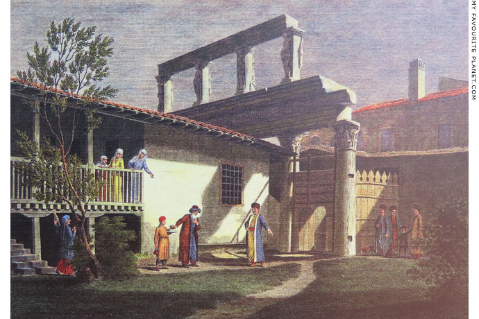 A drawing of Las Incantadas in Thessaloniki by James Stuart at My Favourite Planet A drawing of Las Incantadas in Thessaloniki by James Stuart at My Favourite Planet