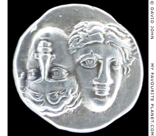 The Dioskouri on a silver drachm from Istros at My Favourite Planet The Dioskouri on a silver drachm from Istros at My Favourite Planet