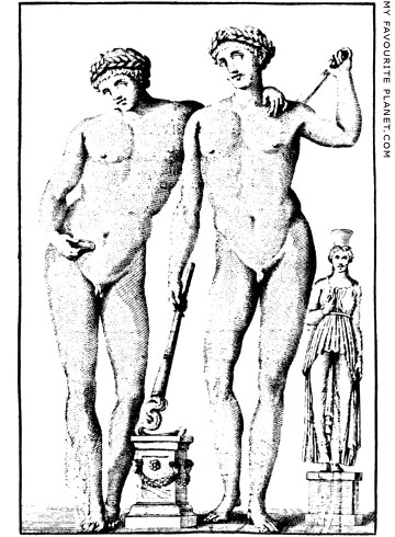 An engraving of the San Ildefonso Group published by Winckelmann at My Favourite Planet An engraving of the San Ildefonso Group published by Winckelmann at My Favourite Planet