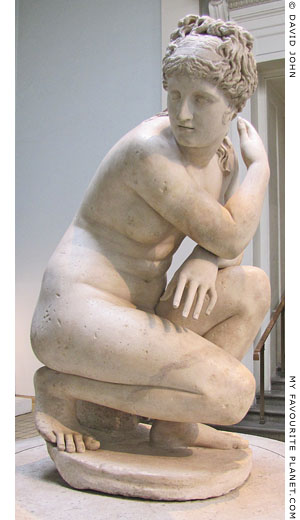 A Crouching Aphrodite statue known as Lely's Venus in the British Museum at My Favourite Planet