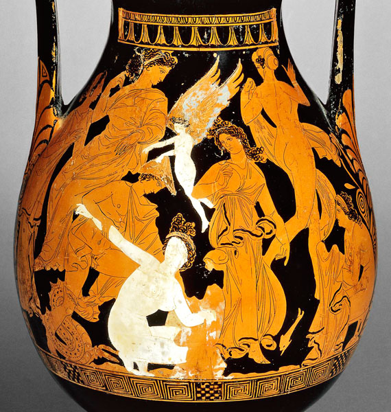 Peleus seizing Thetis on an Attic red-figure pelike by the Marsyas Painter at My Favourite Planet Peleus seizing Thetis on an Attic red-figure pelike by the Marsyas Painter at My Favourite Planet