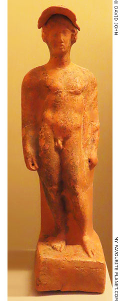 A terracotta statuette of Hermes from Abdera at My Favourite Planet