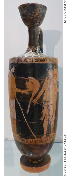 An Attic red-figure lekythos attributed to the Providence Painter, Agrigento, Sicily at My Favourite Planet