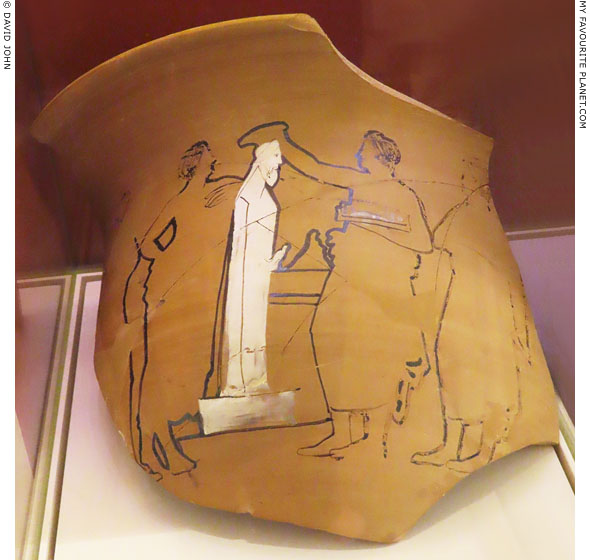 A sketch of a herm by an ancient potter at My Favourite Planet