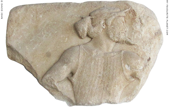 Hermes on a relief from the Athens Acropolis at My Favourite Planet