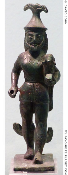 Bronze statuette of Hermes Kriophoros from Andritsaina, Arcadia, Greece at My Favourite Planet