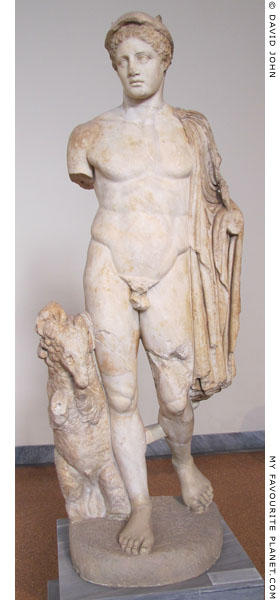 Marble statue of Hermes from Troezen at My Favourite Planet