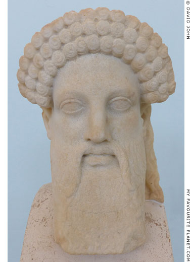 Head of a herm from the House of Hermes, Delos at My Favourite Planet