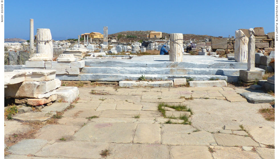 The propylon of the Sanctuary of Apollo, Delos at My Favourite Planet